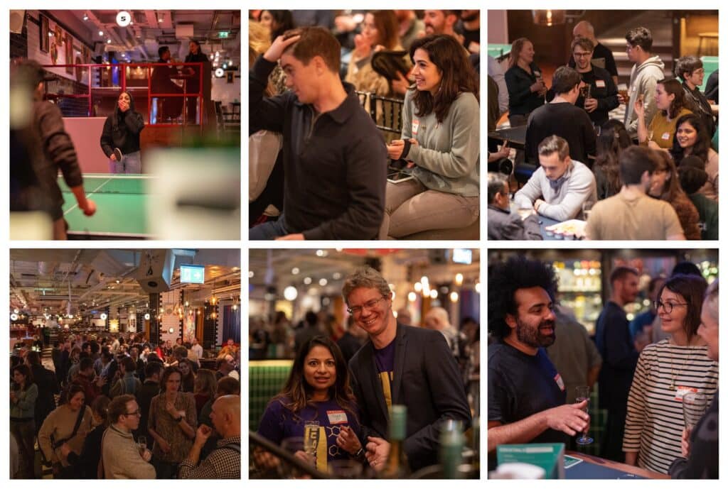 Photo array of crowd at FuturePub