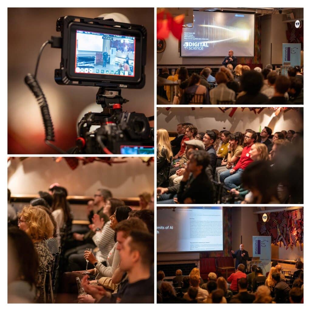 Photos of crowd at FuturePub