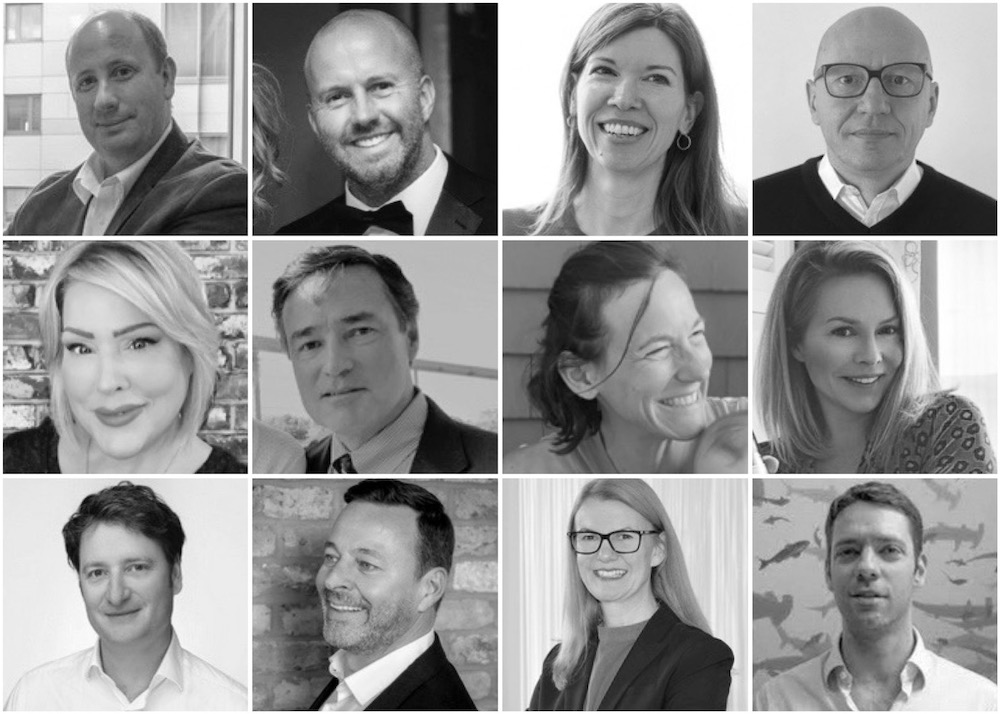 photo collage of executive team