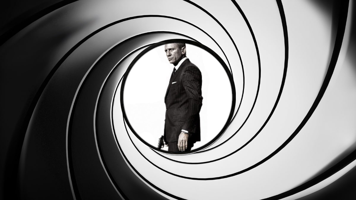 James Bond film opening - view of Bond through gun barrel