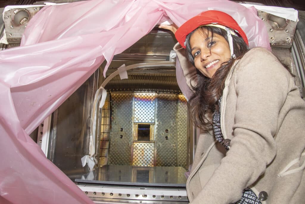 Photo of Misha taken at the WEST Tokamak 