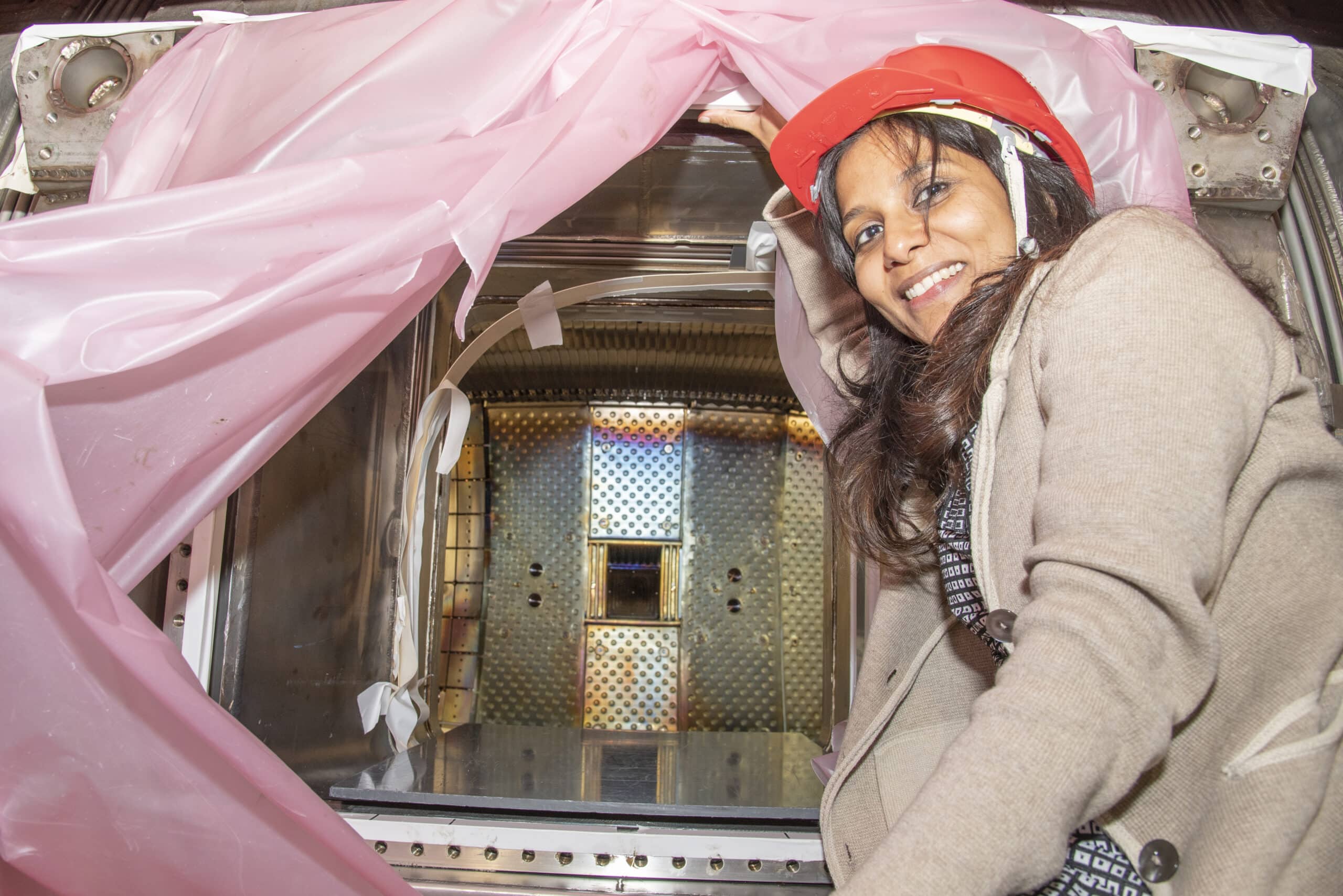 Photo of Misha taken at the WEST Tokamak