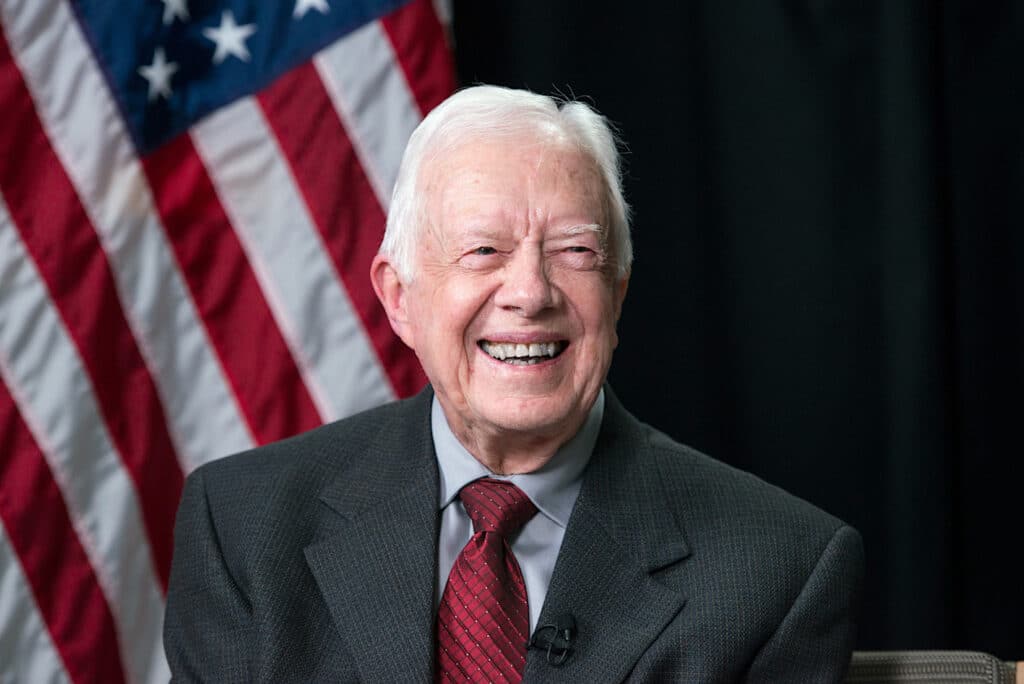 Former US President Jimmy Carter, in Austin, Texas, 2014