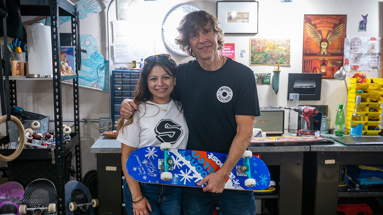 Rodney Mullen and Suze Kundu