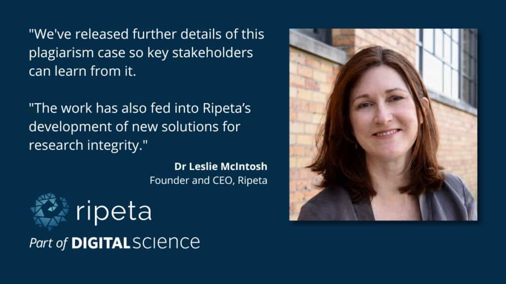 Baner with quote text and picture of Leslie McIntosh