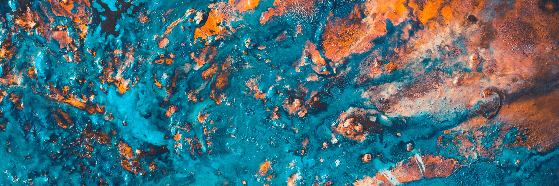 image of abstract blue and orange pattern