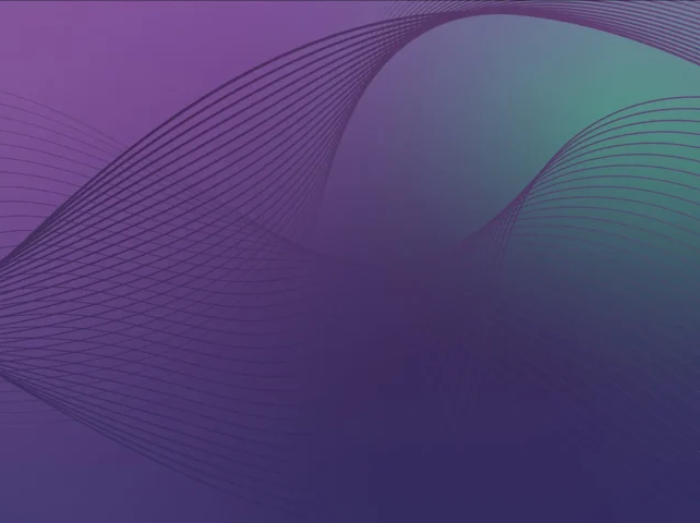 purple and green wave pattern