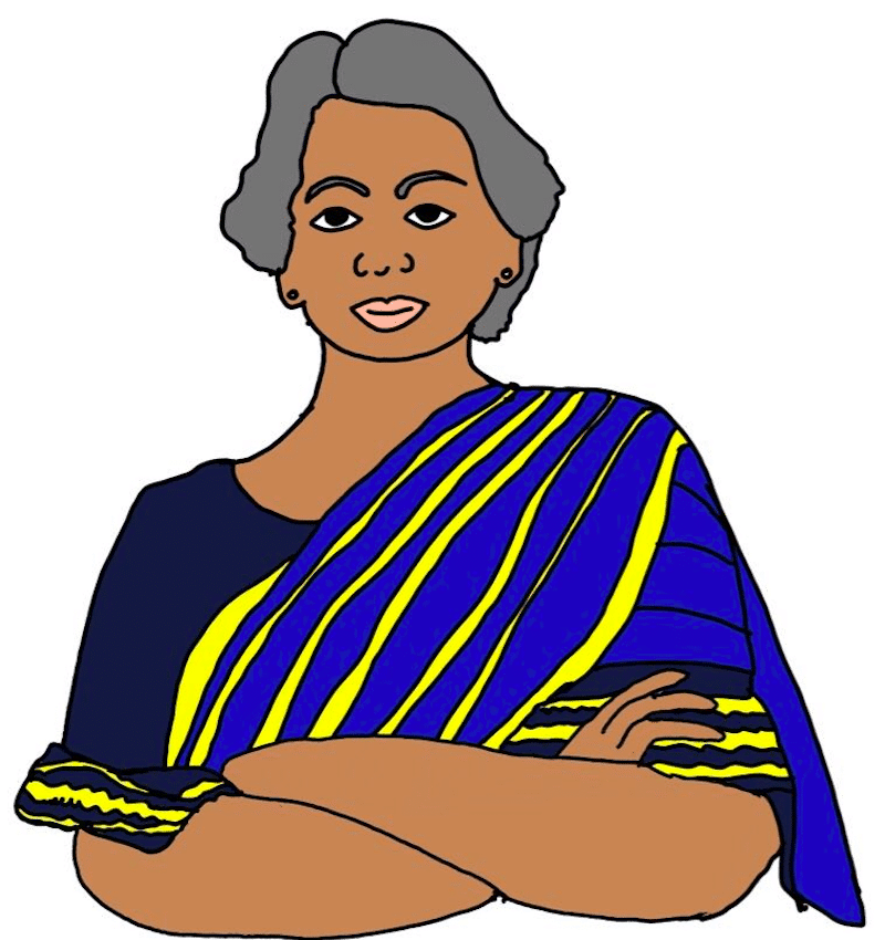 Illustration of Indira Nath