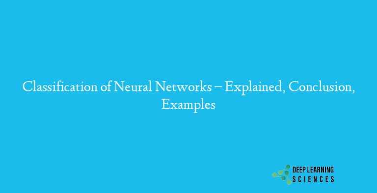 Classification of Neural Networks