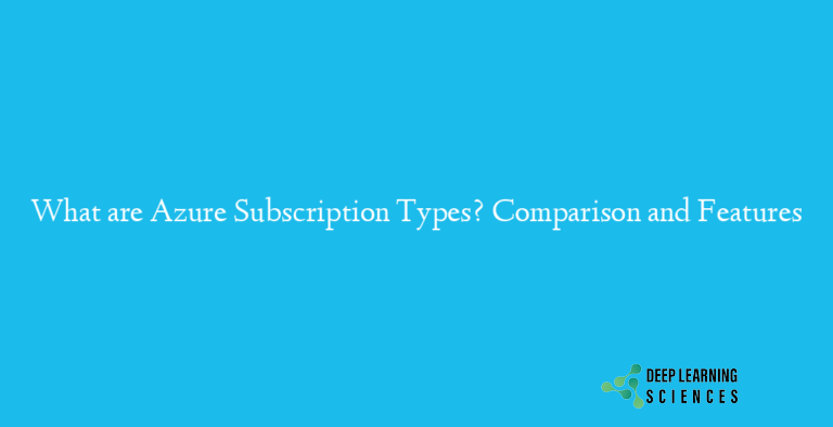 Azure Subscription Types