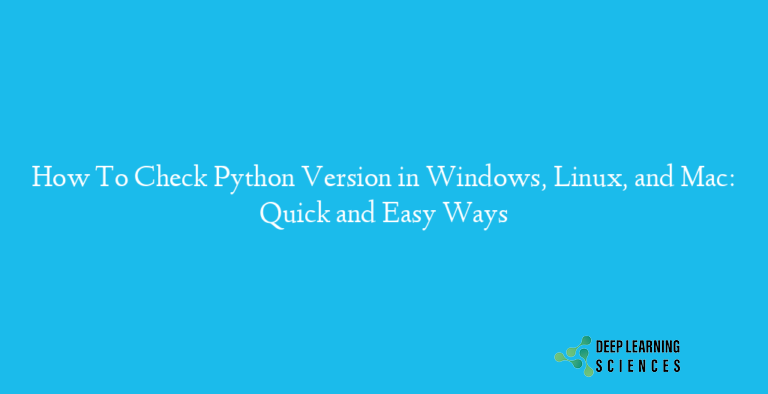 Check Python Version