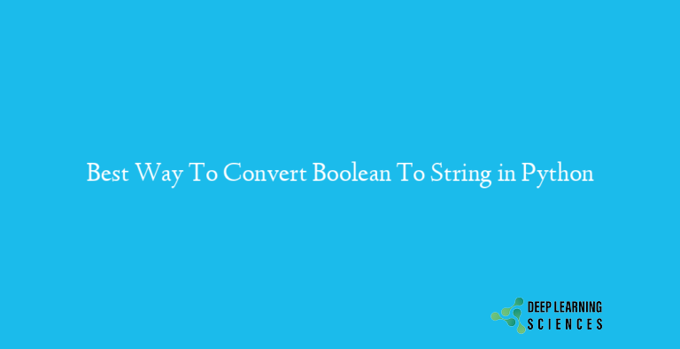 Convert Boolean To String in Python